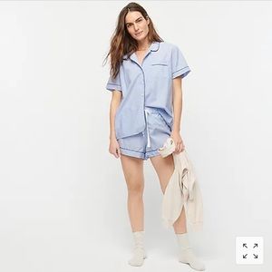 J Crew End-on-end cotton Pajama Top.  This is for a TOP ONLY.